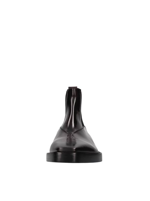 Stivaletti Beatles in pelle MUGLER | MUMFW26LS005_TB074 BRUSHED CALFBURGUNDY